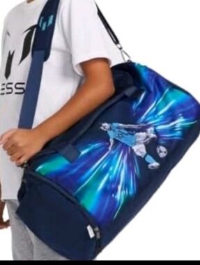 Messi Soccer Duffle Bag Blue
